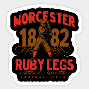 Worcester Ruby Legs Sticker